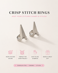 Crisp Stitch Rings💛